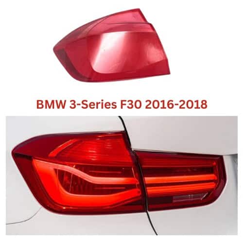 BMW 3-Series F30 2016-2018 Replace Tail Light Lens Left Outer Side