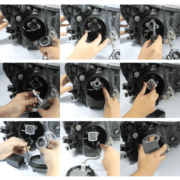 D2S LED Bulbs Conversion kit to Original HID Ballast - Set of 2