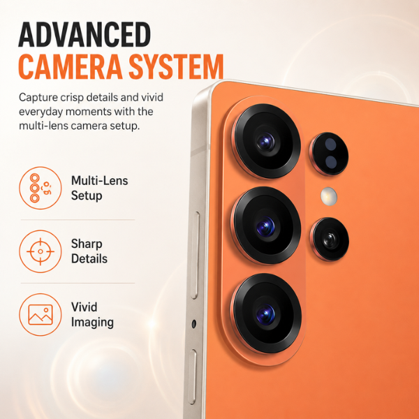 C25 Ultra Smartphone – 6.8" HD+ Display Qualcomm Snapdragon Processo