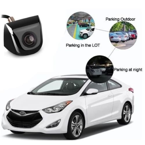 Universal Car Rear View Camera (Silver Colour)