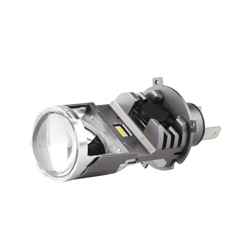 Headlight LED Globes H4 with Projector Lens - Set of 2