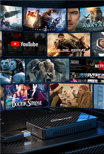 Play2Video Pro All in One Multimedia Adapter - Wired to Wireless Carplay Android Auto