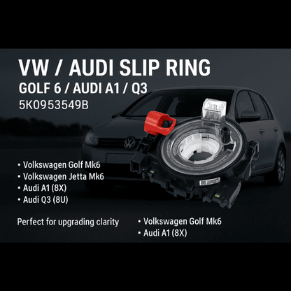 VW/Audi Slip Ring Golf 6 Audi A1 Q3 - 5K0953549B