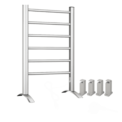 2-in-1 Electric Heated 6 Bar Lightweight Towel Rail
