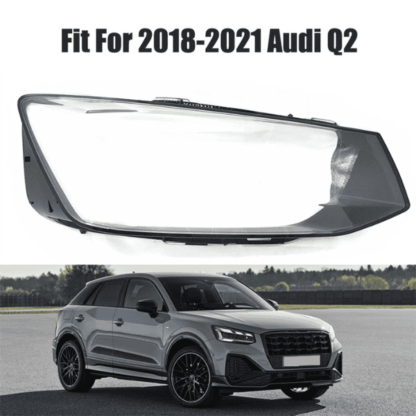 Replacement Headlight Lens for Audi Q2 (2018–2021) - Left Side