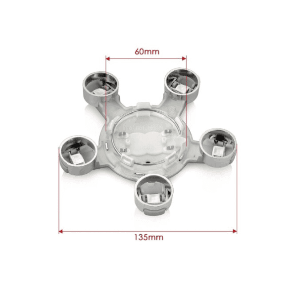 ALLOY CENTRE WHEEL HUB CAP FOR AUDI - SINGLE 4F0601165N