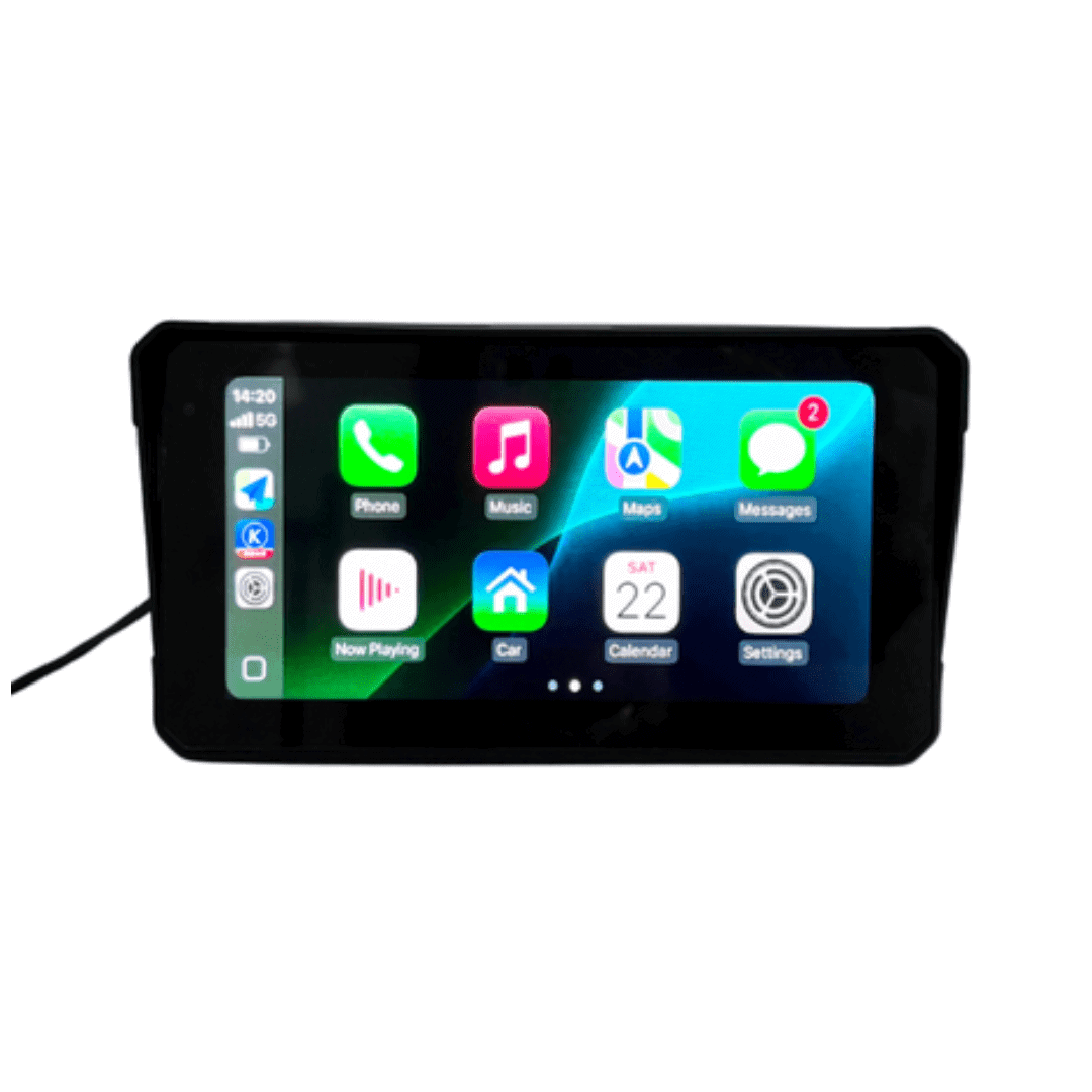 Motorcycle DVR 6.25″ Display – Wireless CarPlay, Android Auto, GPS