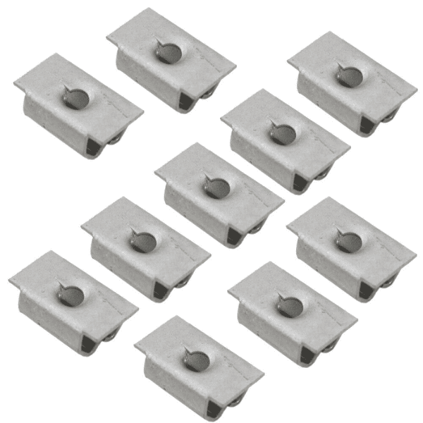 Mercedes Benz Undercar Splash Shield Clip Nuts - 0019949845 Set of 5