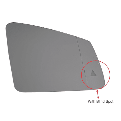 Mercedes Benz W204 Mirror Glass with BMS - A2128102221 925-0793-001 A3159547 V:592069 Left