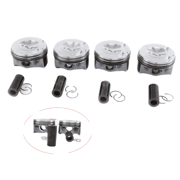 Piston and Ring Kit for VW and Audi 2.0T - 23MM 06L107065AR 06H198151C  06H107065DM