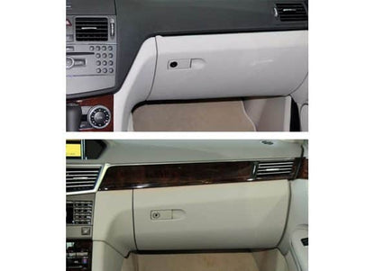 MERCEDES GLOVE BOX CUBBY HOLE HANDLE REPLACEMENT FOR W204 - Black