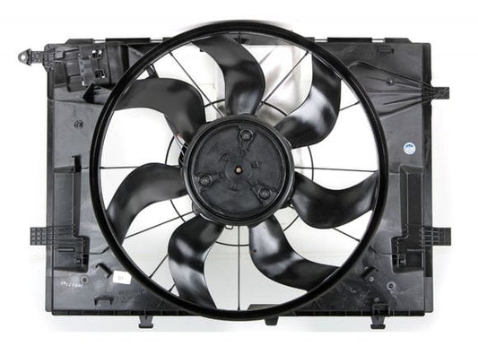 MERCEDES W205 C CLASS 274 RADIATOR FAN WITH SHROUD - A0999061800