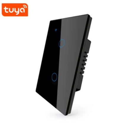 MOES Smart Touch Light Switch BLK,Tuya and WiFi Enable 2B