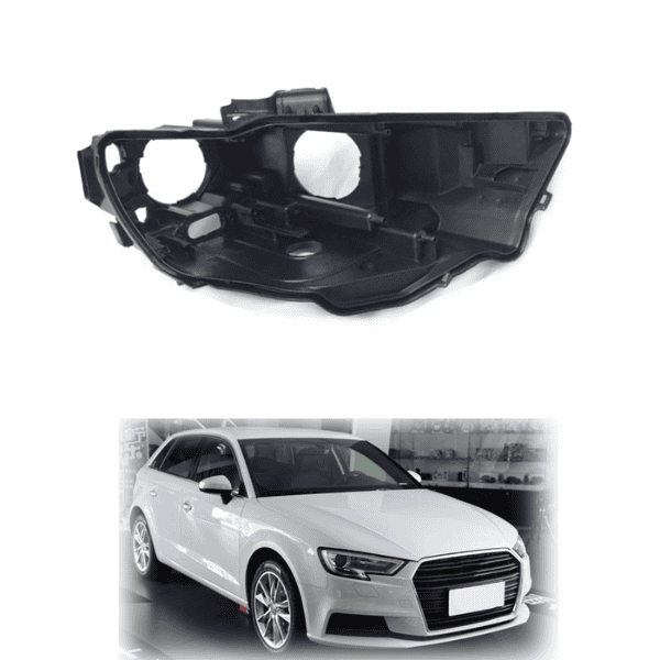 Audi A3 2017+ Headlight Back Cover Housing Replacement 8V0941043GDDK - Left Side
