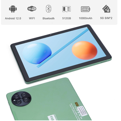 Cidea CM8800 Plus 10.1 Inch Tablet PC – 8GB RAM | 512GB ROM | WiFi Connectivity