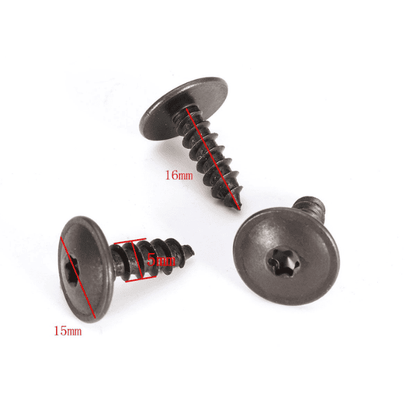 Engine Cover Splash Guard Grille Bumper Screws Fastener Clips for VW Audi - N90974701 Set of 5