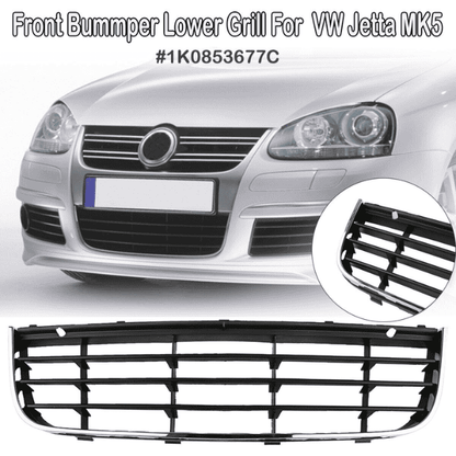 Volkswagen Jetta Mk 5 Front Centre Bumper Grill - 1K0853677C9B9