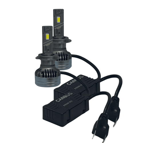 D18 H7 LED Headlight 55W Canbus Bulbs - Set of 2