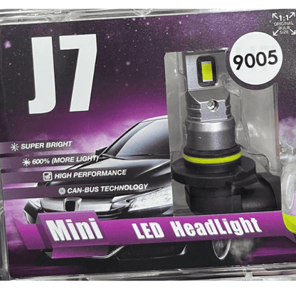 J7 LED 9005 Headlight Bulbs - Set of 2