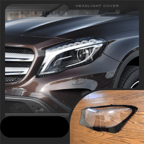 Mercedes Benz W156 GLA Headlight Replacement Lens WITH LOGO A1569063200 - Right Side