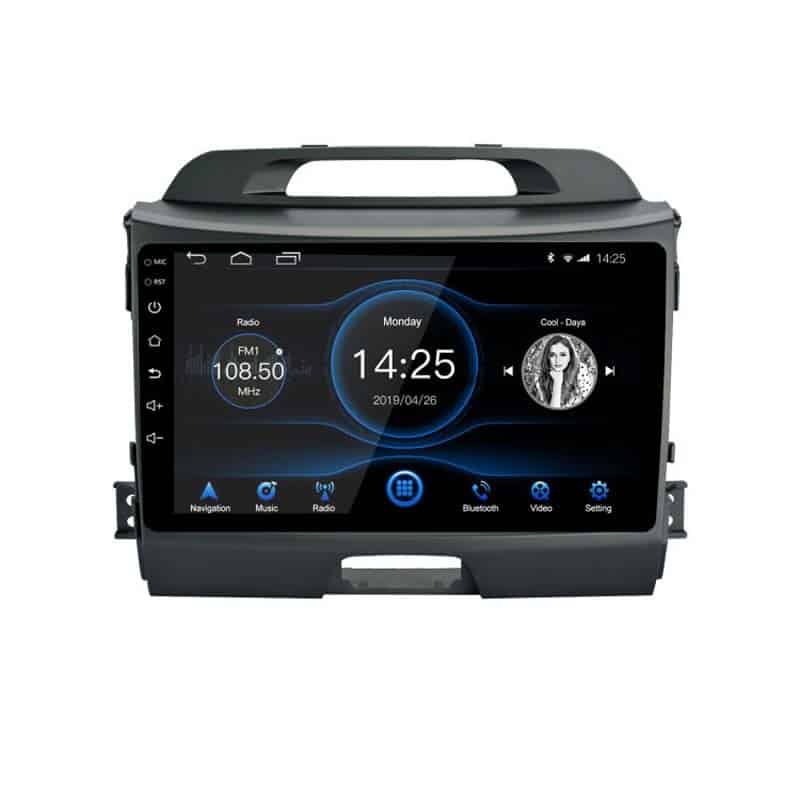 Kia Sportage 2013 Android Navigation Infotainment with Carplay and Android Auto
