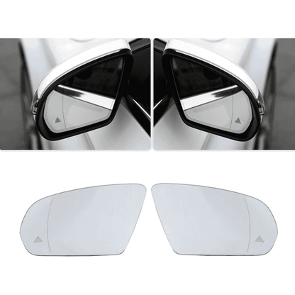 OEM Mercedes C E S W205 W213 W222 C238 Mirror Glass with Blind Spot - A0998100116 Left Side