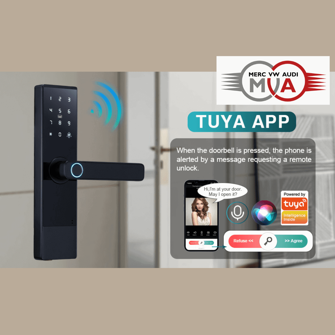 Tuya WiFi Fingerprint Intelligent Door Lock Upgrade 2025