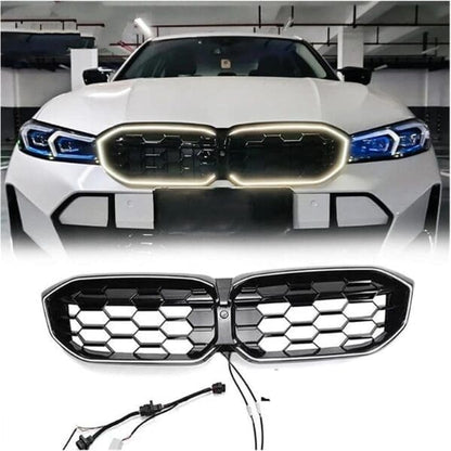 Front Bumper LED Grill Set for BMW G20/G28 3 Series 2023+ Models