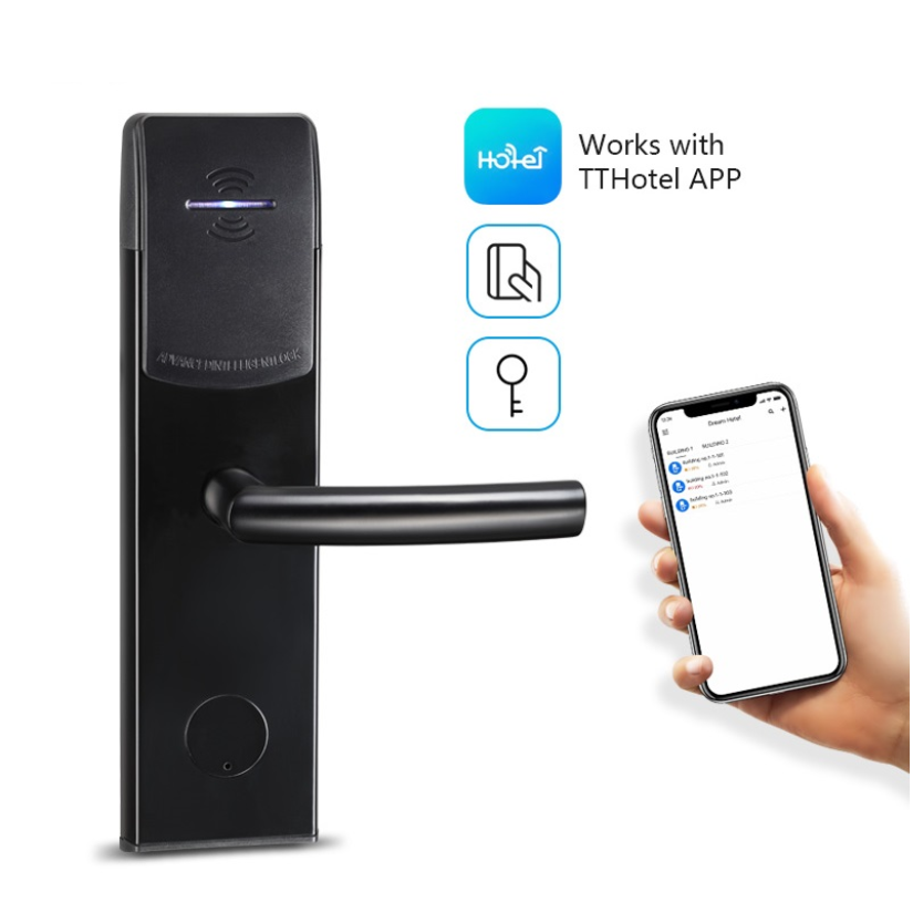 TTLock Hotel Smart Biometric Door Lock for Hotels/Airbnb/Hostels - Right