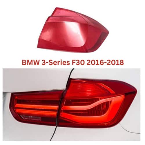BMW 3-Series F30 2016-2018 Replace Tail Light Lens Right Outer Side