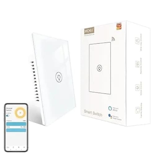 Smart Home Lighting Switch - Tuya App Controlled - 1 button