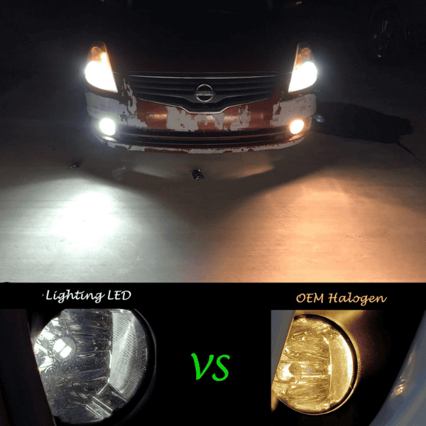 PSX24W LED Spot Light Bulbs - Set of 2 - Yellow