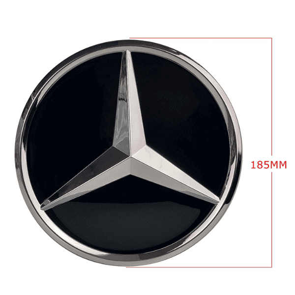 Glass Mirror Badge Compatible With Mercedes W205 Main Grille - A0008881000
