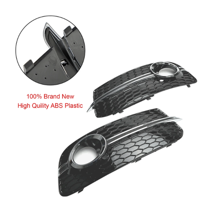 FRONT BUMPER FOG LIGHT GRILLE FOR AUDI Q5 S-LINE 2013 - 2017 (RIGHT SIDE) - 8R0807682S