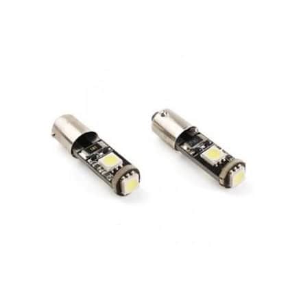 T4W/ BA9s 3SMD LED Tower - 2 Pcs white