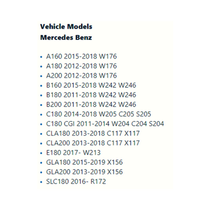 Mercedes W176 Crankshaft Standard big tile (Second hand) - R2700501