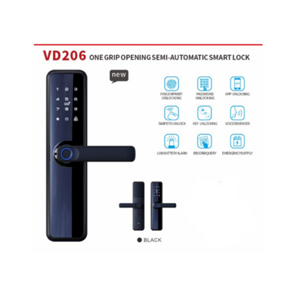 Smart Biometric Door Lock 2024 Model - Universal Side