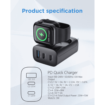 2-in-1 Multifunction Wall Charger