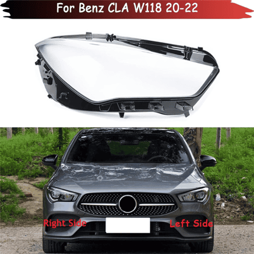 Mercedes Benz CLA W118 Headlight Replacement Lens A1189064100 - Left Side