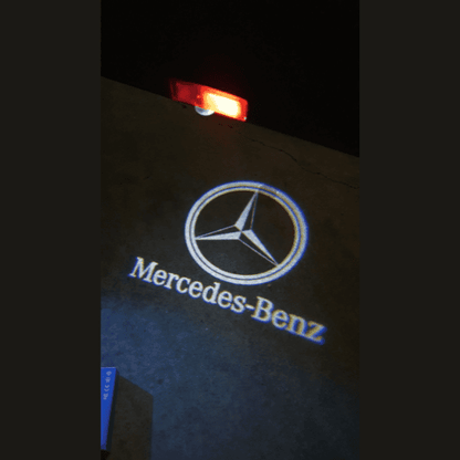 Mercedes W204 LED Car Door Logo Lights - Set of 2