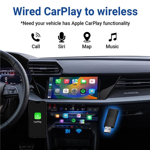 Mini Wireless Apple Carplay USB Adapter