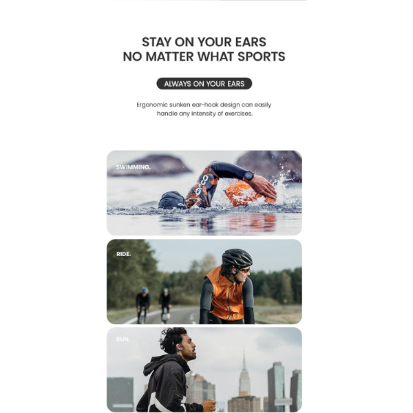 Openear Bone X2 IP68 Waterproof Bone Conduction Bluetooth Headphones