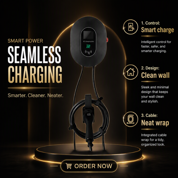 Smart Home EV Charger 7kW – Type 2 with Tuya App