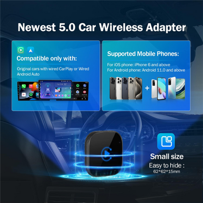 Carplay 2 in 1 Wired to Wireless Dongle