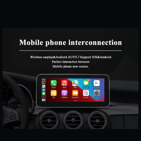Mercedes C Class 10.25" W205 Android Navigation Infotainment Unit with CarPlay Android Auto