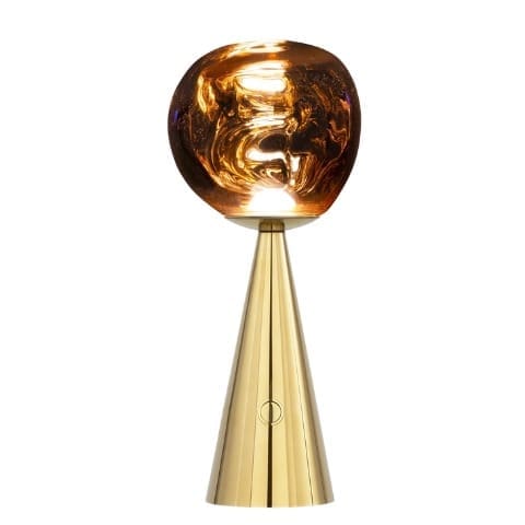 Ultra Modern Designer Melt LED Portable Table Lamp - Gold