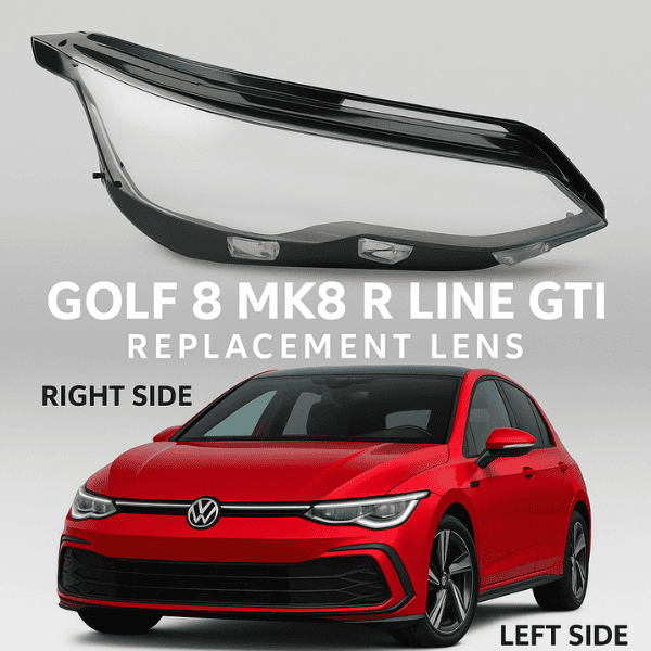Golf 8 GTI Headlight Replacement Lens - Right Side