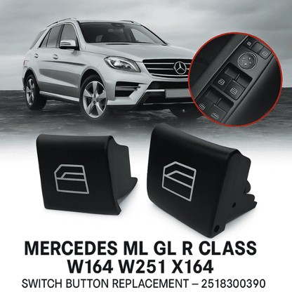 Mercedes ML GL R Class W164 W251 X164 Switch Button Replacement - 2518300390 Single Right