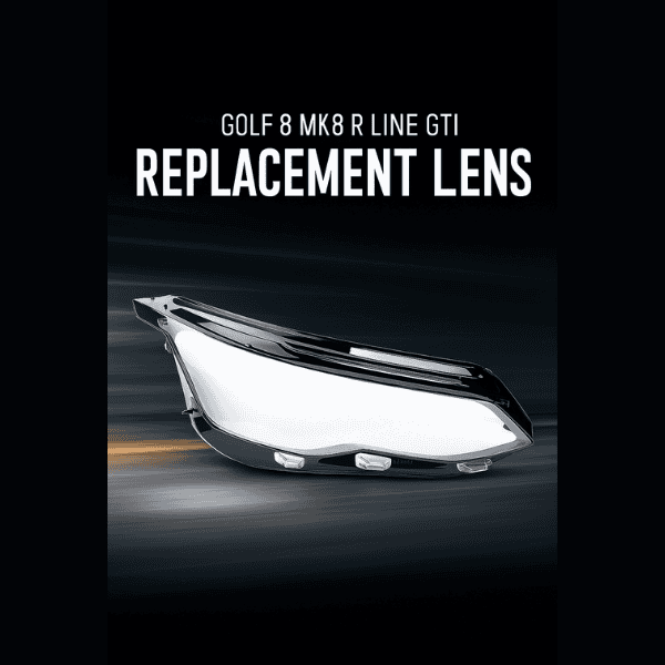 Golf 8 GTI Headlight Replacement Lens - Left Side
