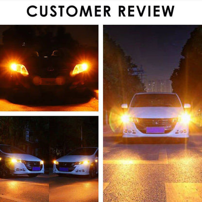 CANBUS - BAU15S LED Turn Signal Indicator Bulbs Amber Colour Set of 2